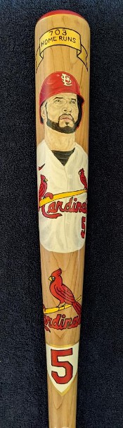 Albert Pujols 703 Career Home Runs St Louis Cardinals signature